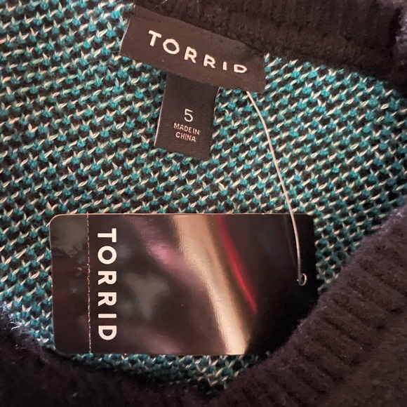 Torrid Holiday Light Jacquard Pullover Sweater - Picture 8 of 8